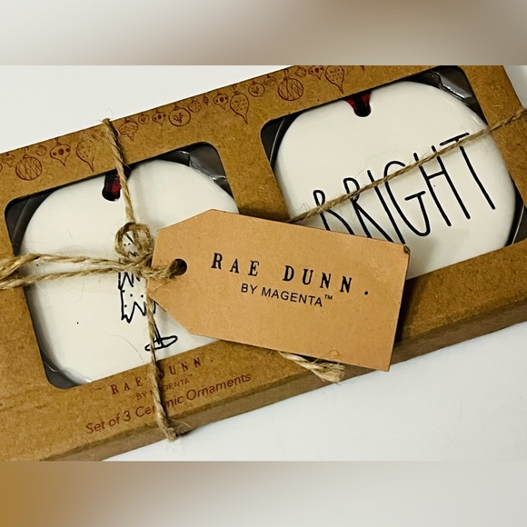 Rae Dunn Holiday New Rae Dunn Christmas Ornament Set Poshmark
